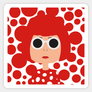 Yayoi Kusama Magnet